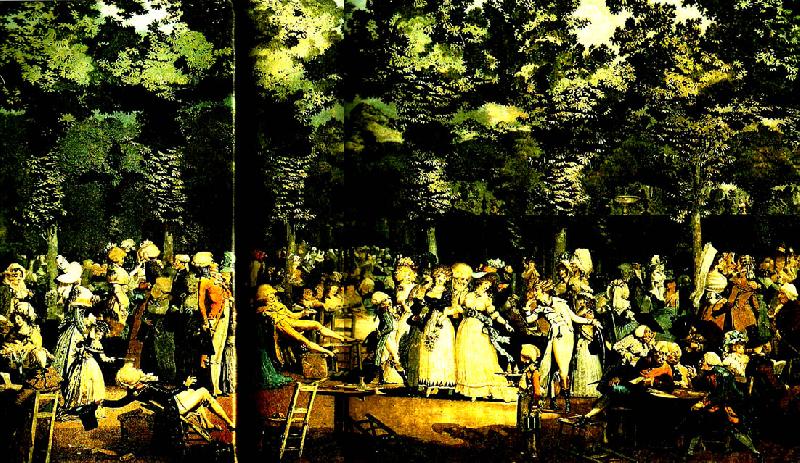 palais royal hertigens av orleans tradgard i centrala paris oil painting image
